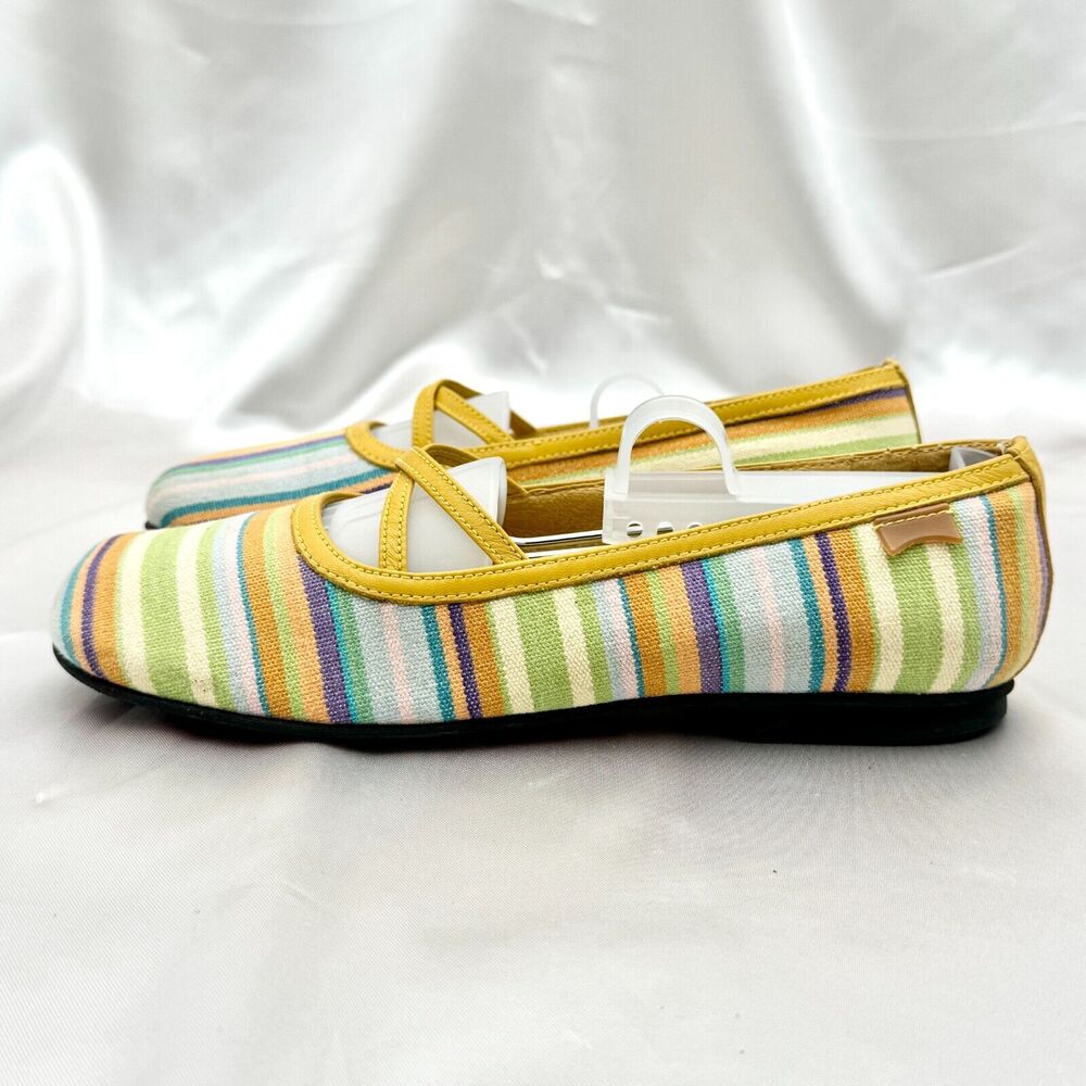 Camper Nina Multi-Color Ballerina Flats Mary Janes - Women's Sz 7.5 / 38